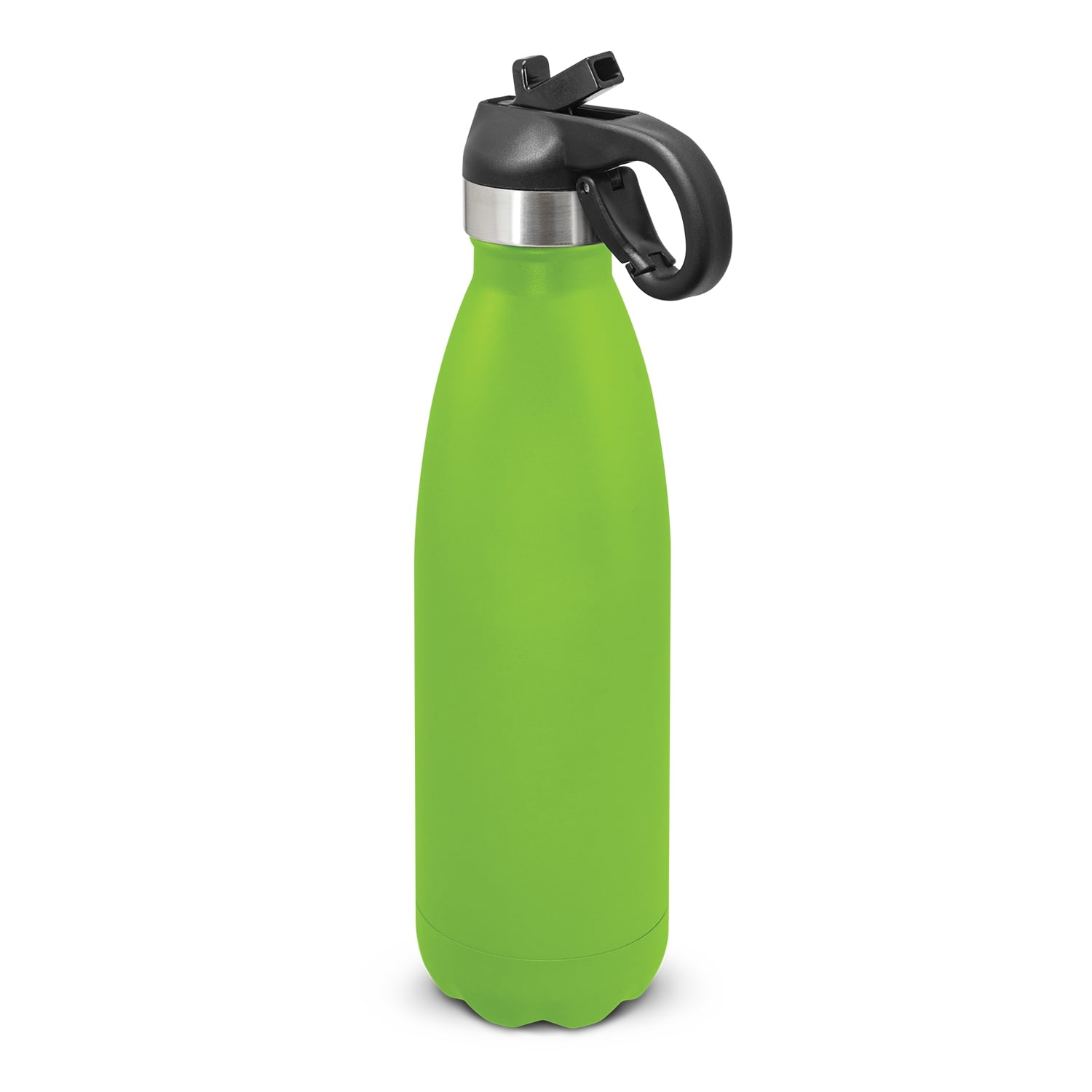 Adelaide Mirage Powder Coated Vacuum Bottle Flip Lid bright green Adelaide Mirage Powder Coated Vacuum Bottle Flip Lid bright green