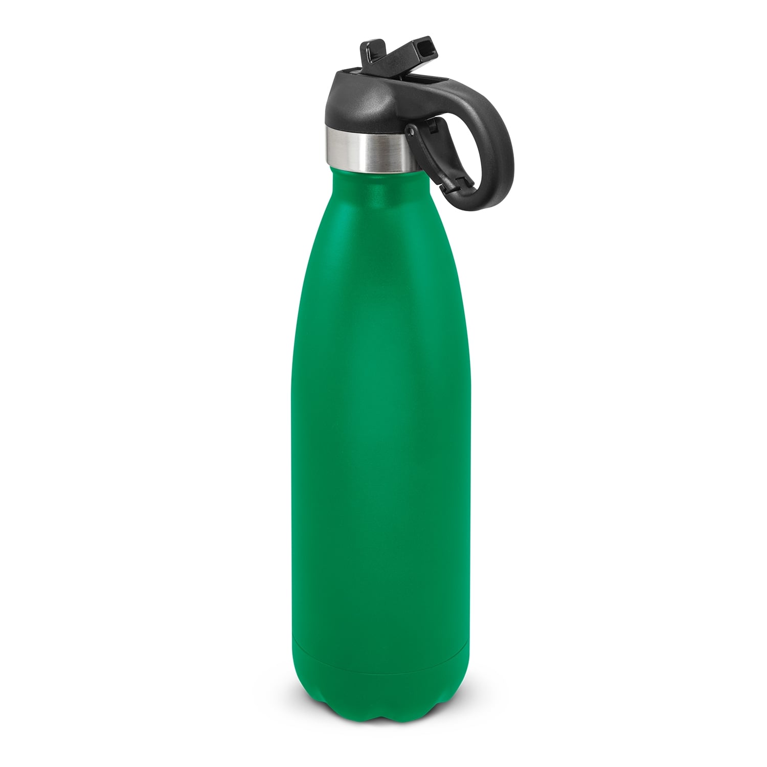 Adelaide Mirage Powder Coated Vacuum Bottle Flip Lid kelly green Adelaide Mirage Powder Coated Vacuum Bottle Flip Lid kelly green