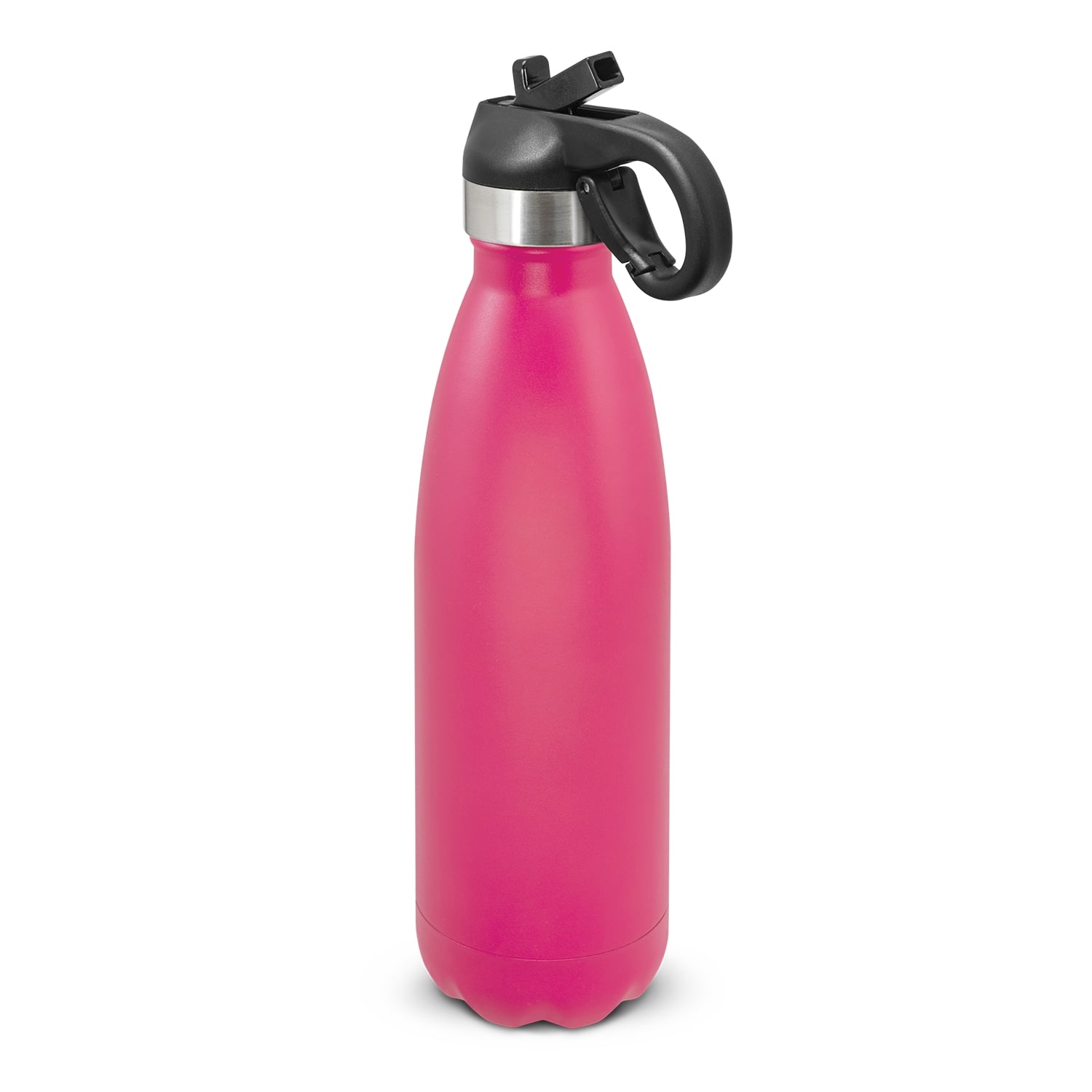 Adelaide Mirage Powder Coated Vacuum Bottle Flip Lid pink Adelaide Mirage Powder Coated Vacuum Bottle Flip Lid pink