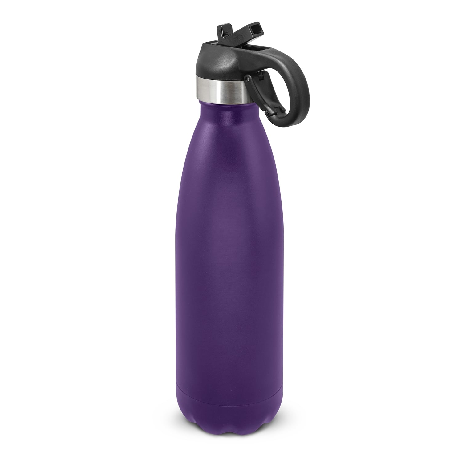Adelaide Mirage Powder Coated Vacuum Bottle Flip Lid purple Adelaide Mirage Powder Coated Vacuum Bottle Flip Lid purple
