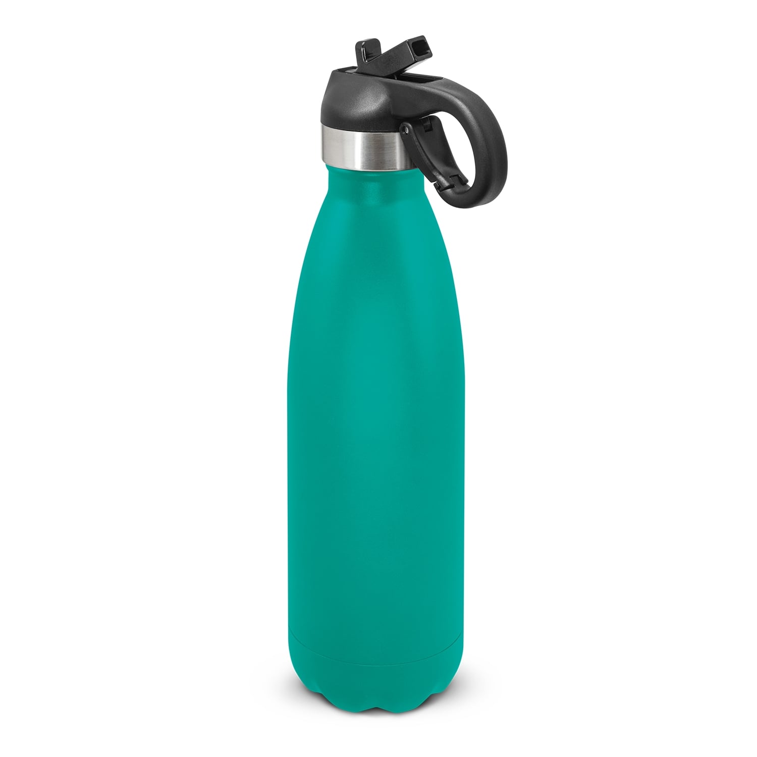 Adelaide Mirage Powder Coated Vacuum Bottle Flip Lid teal Adelaide Mirage Powder Coated Vacuum Bottle Flip Lid teal