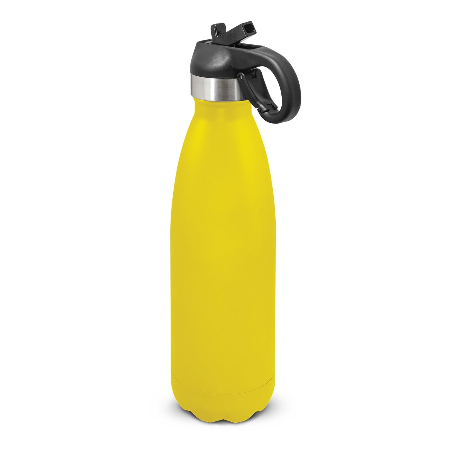 Adelaide Mirage Powder Coated Vacuum Bottle Flip Lid yellow Adelaide Mirage Powder Coated Vacuum Bottle Flip Lid yellow