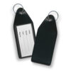 Basalt Vinyl Key Tag black Basalt Vinyl Key Tag black