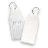 Basalt Vinyl Key Tag white Basalt Vinyl Key Tag white
