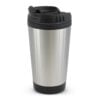 Burges Barista Coffee Cup 300ml silver black Burges Barista Coffee Cup 300ml silver black