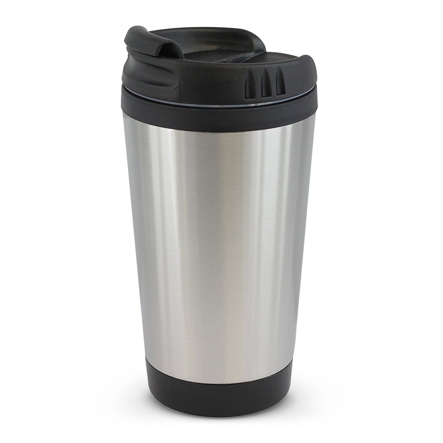 Burges Barista Coffee Cup 300ml silver black Burges Barista Coffee Cup 300ml silver black