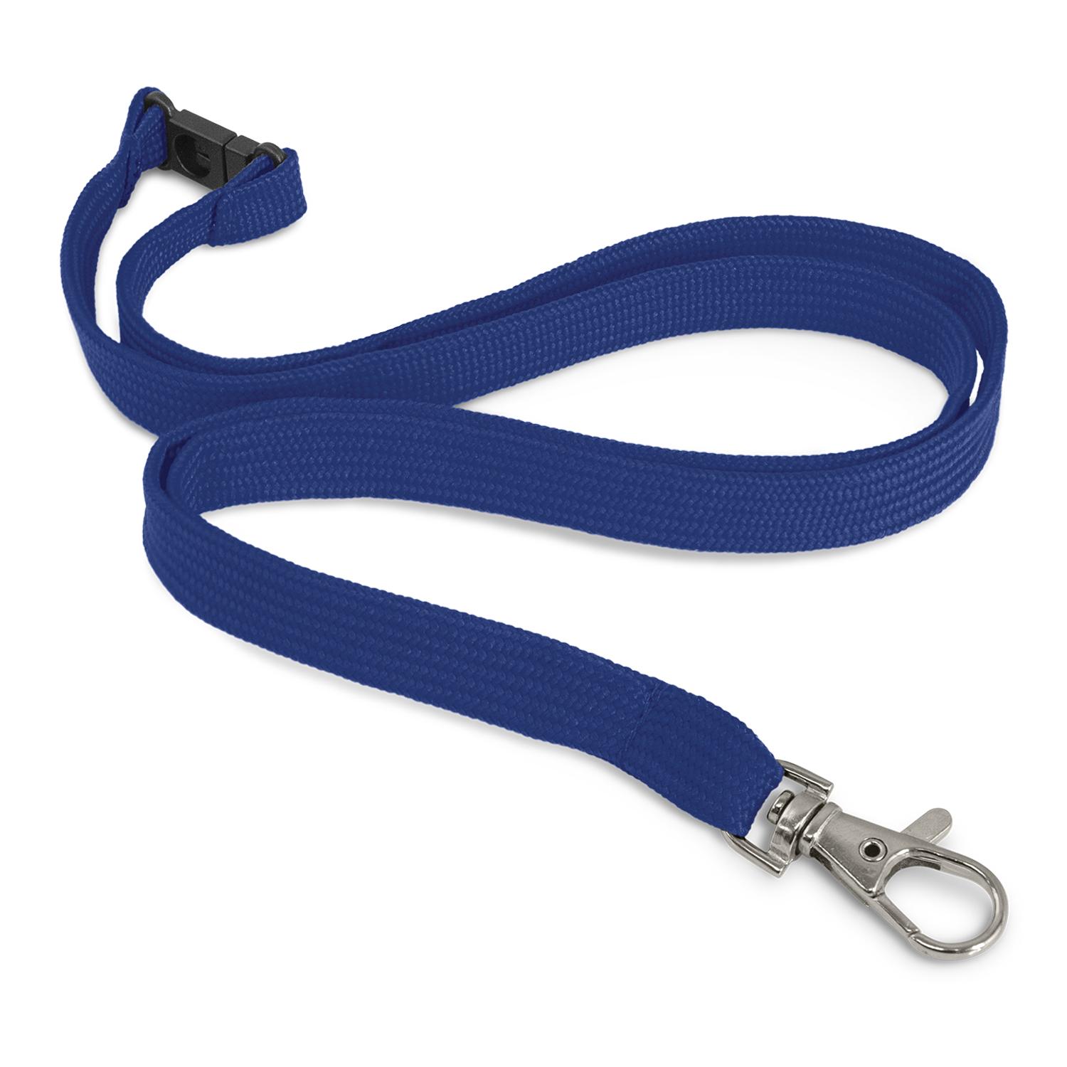 Clarke Custom Printed Lanyard 12mm dark blue Clarke Custom Printed Lanyard 12mm dark blue