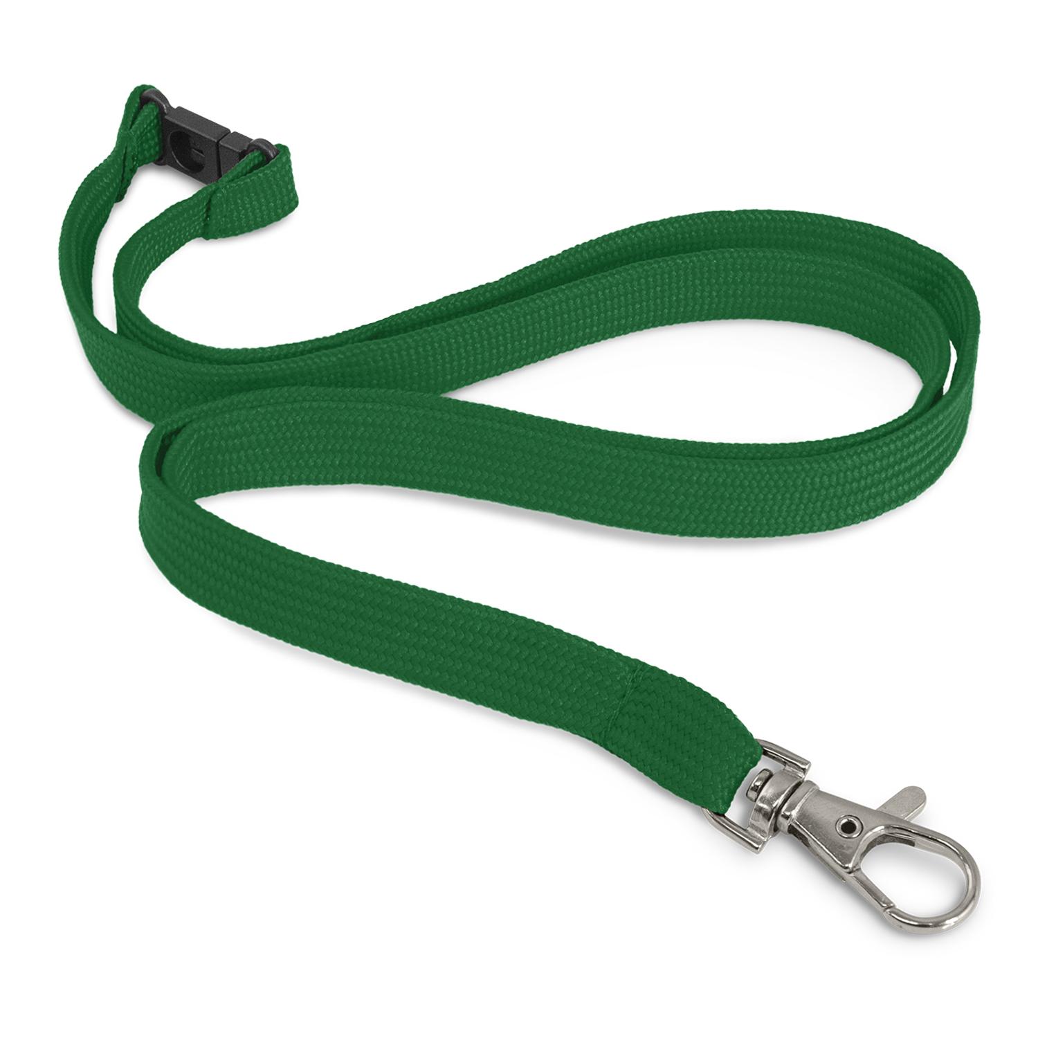 Clarke Custom Printed Lanyard 12mm dark green Clarke Custom Printed Lanyard 12mm dark green