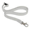 Clarke Custom Printed Lanyard 12mm grey Clarke Custom Printed Lanyard 12mm grey
