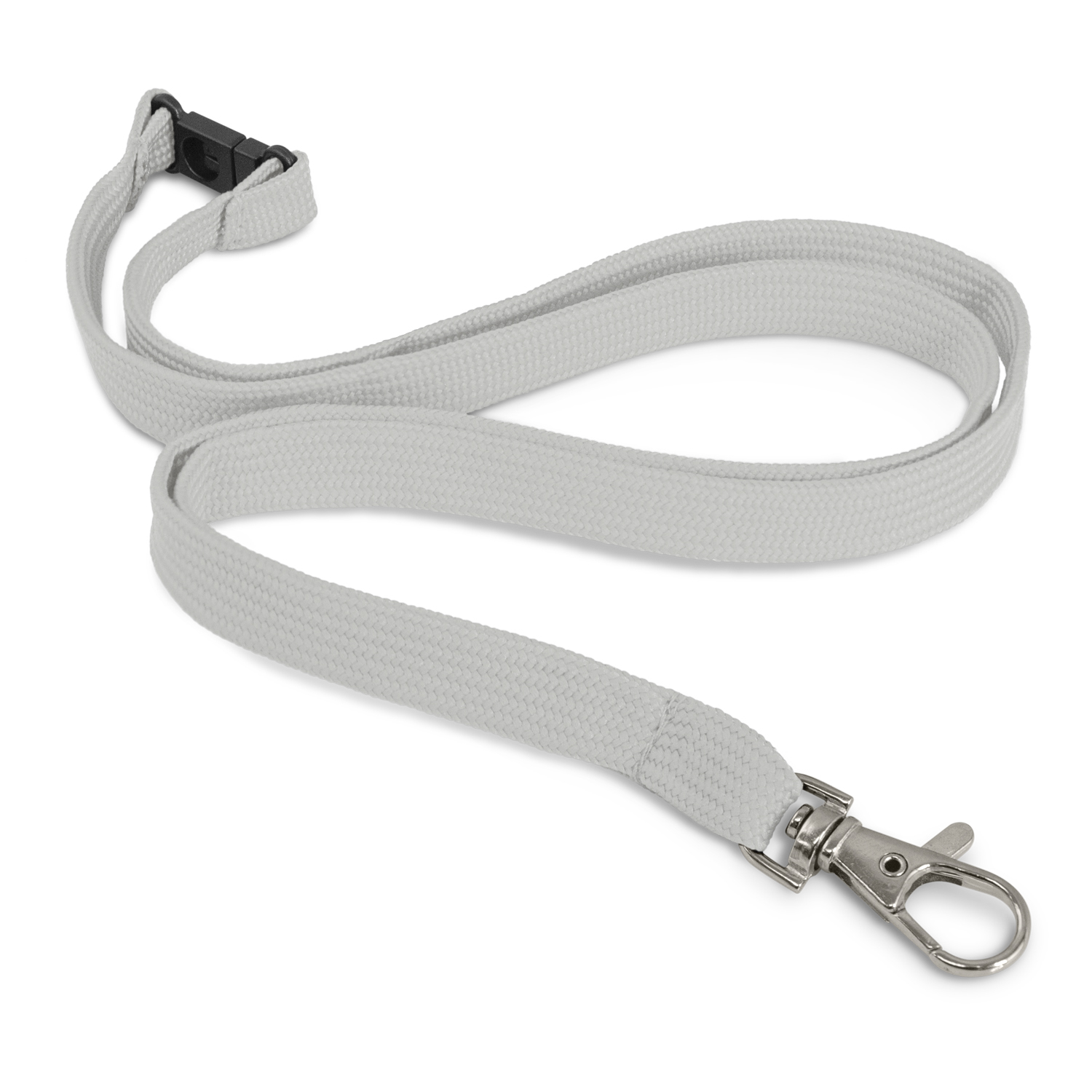 Clarke Custom Printed Lanyard 12mm grey Clarke Custom Printed Lanyard 12mm grey