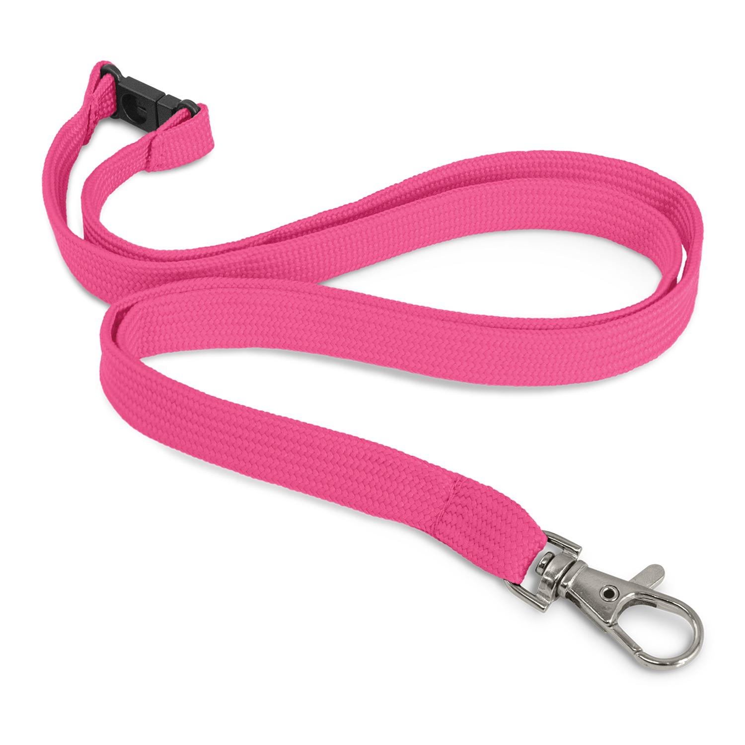 Clarke Custom Printed Lanyard 12mm pink Clarke Custom Printed Lanyard 12mm pink