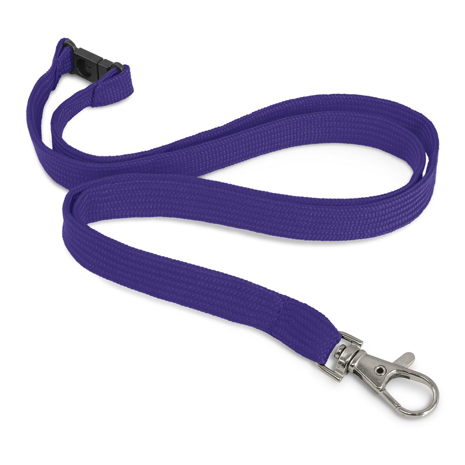 Clarke Custom Printed Lanyard 12mm purple Clarke Custom Printed Lanyard 12mm purple