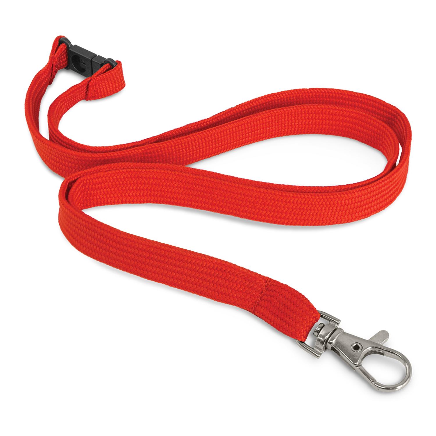 Clarke Custom Printed Lanyard 12mm red Clarke Custom Printed Lanyard 12mm red