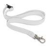 Clarke Custom Printed Lanyard 12mm white Clarke Custom Printed Lanyard 12mm white