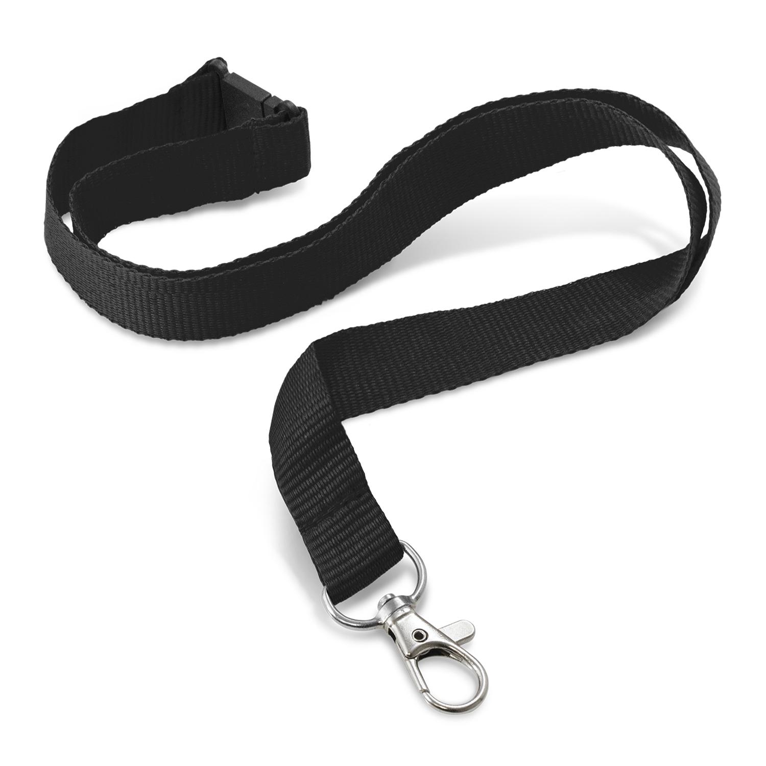 Clarke Custom Printed Lanyard 16mm black Clarke Custom Printed Lanyard 16mm black