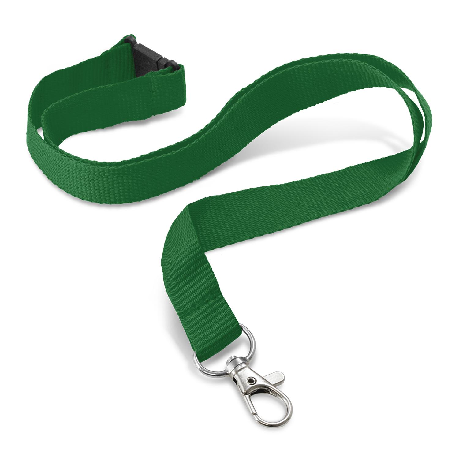 Clarke Custom Printed Lanyard 16mm dark green Clarke Custom Printed Lanyard 16mm dark green