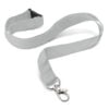 Clarke Custom Printed Lanyard 16mm grey Clarke Custom Printed Lanyard 16mm grey