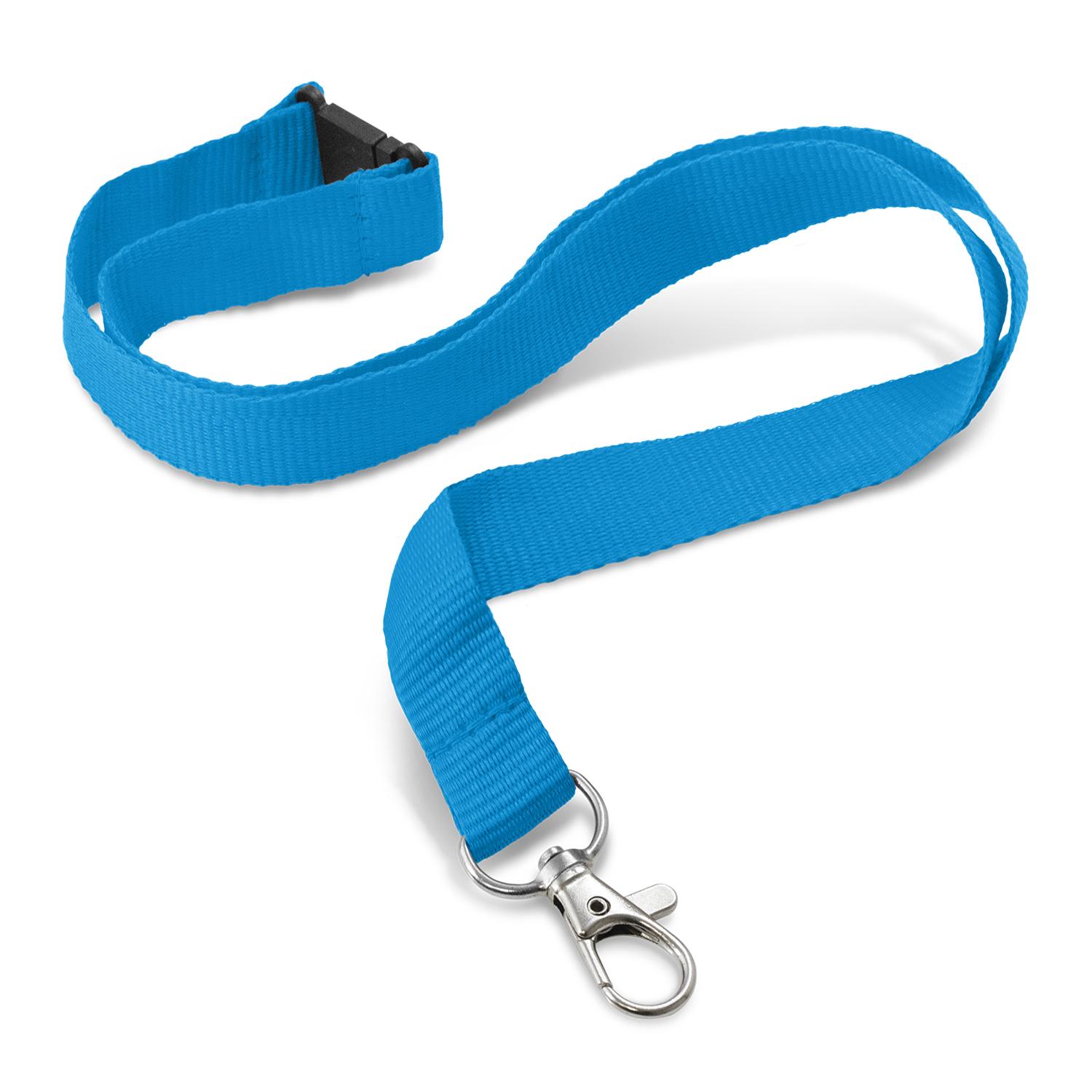 Clarke Custom Printed Lanyard 16mm light blue Clarke Custom Printed Lanyard 16mm light blue