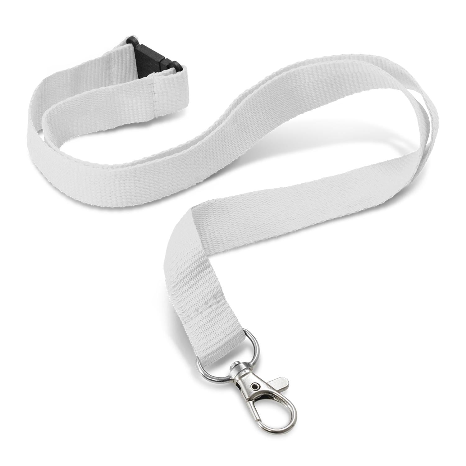 Clarke Custom Printed Lanyard 16mm white Clarke Custom Printed Lanyard 16mm white