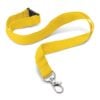 Clarke Custom Printed Lanyard 16mm yellow Clarke Custom Printed Lanyard 16mm yellow
