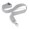 Clarke Custom Printed Lanyard 24mm grey Clarke Custom Printed Lanyard 24mm grey