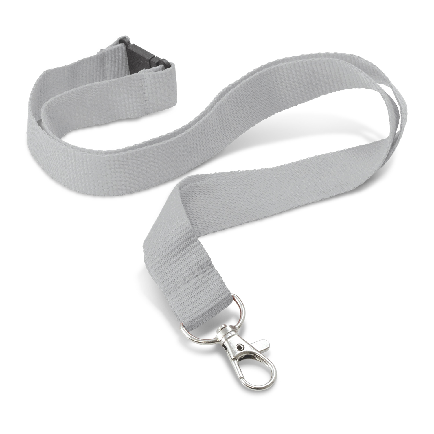 Clarke Custom Printed Lanyard 24mm grey Clarke Custom Printed Lanyard 24mm grey