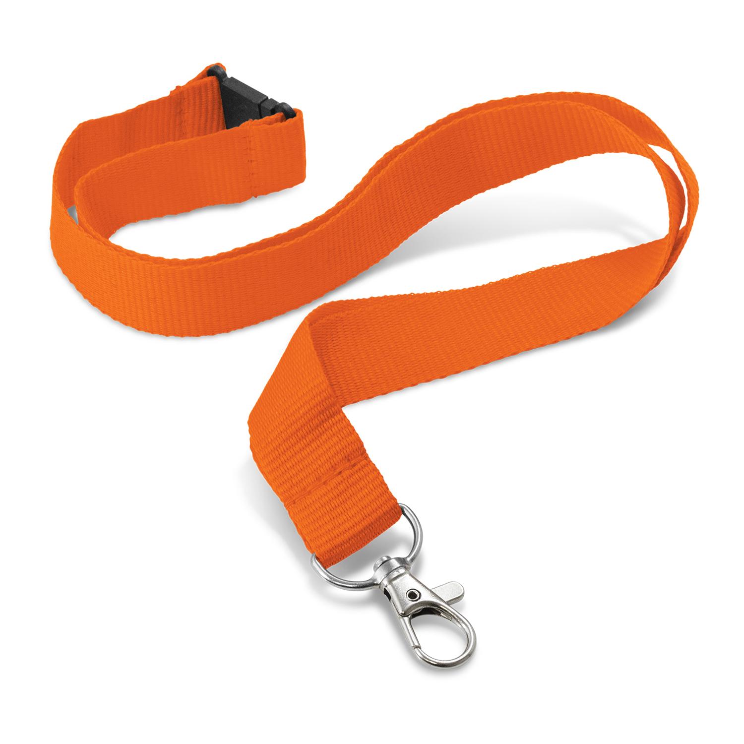 Clarke Custom Printed Lanyard 24mm orange Clarke Custom Printed Lanyard 24mm orange