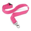 Clarke Custom Printed Lanyard 24mm pink Clarke Custom Printed Lanyard 24mm pink