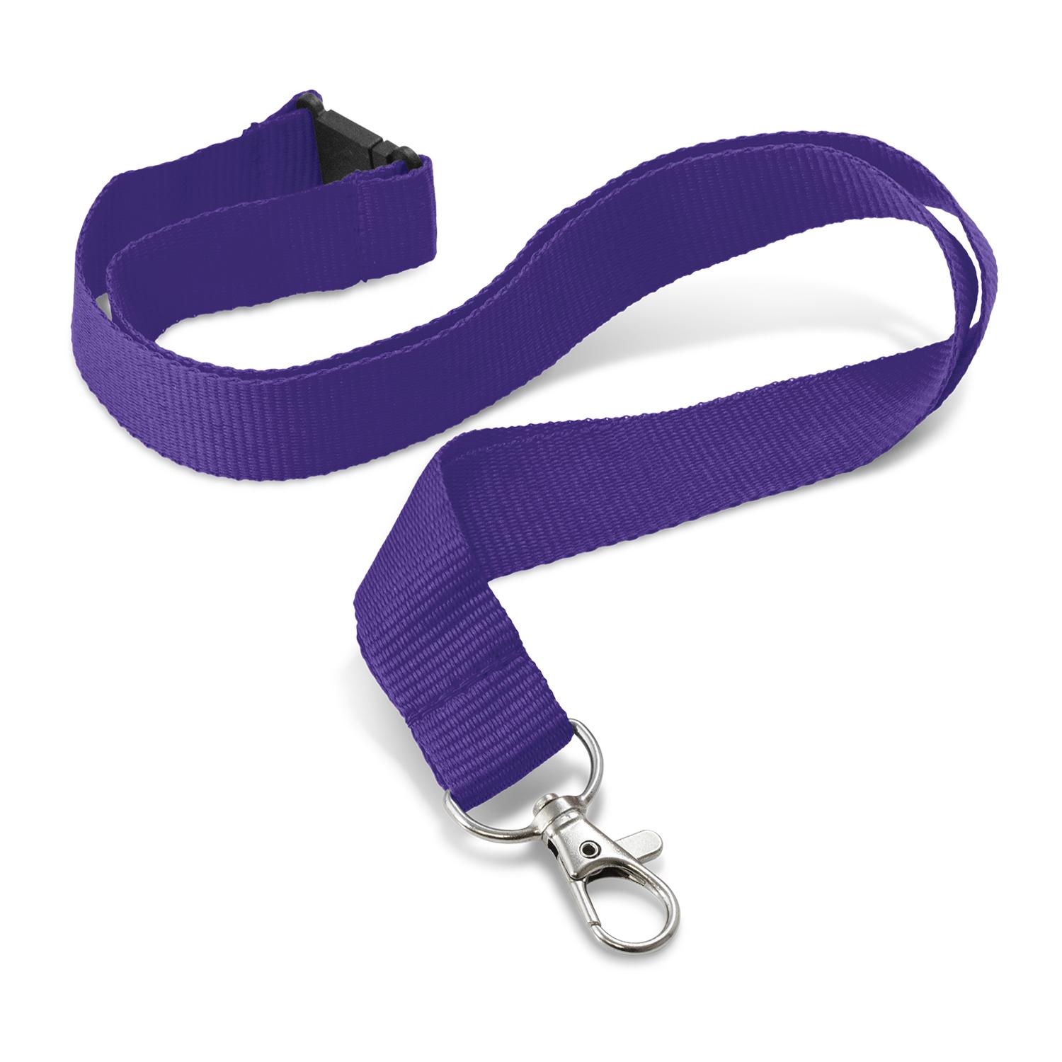 Clarke Custom Printed Lanyard 24mm purple Clarke Custom Printed Lanyard 24mm purple