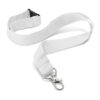 Clarke Custom Printed Lanyard 24mm white Clarke Custom Printed Lanyard 24mm white