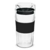 Divino Roma Double Wall Glass Cup 350ml black Divino Roma Double Wall Glass Cup 350ml black