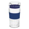 Divino Roma Double Wall Glass Cup 350ml dark blue Divino Roma Double Wall Glass Cup 350ml dark blue