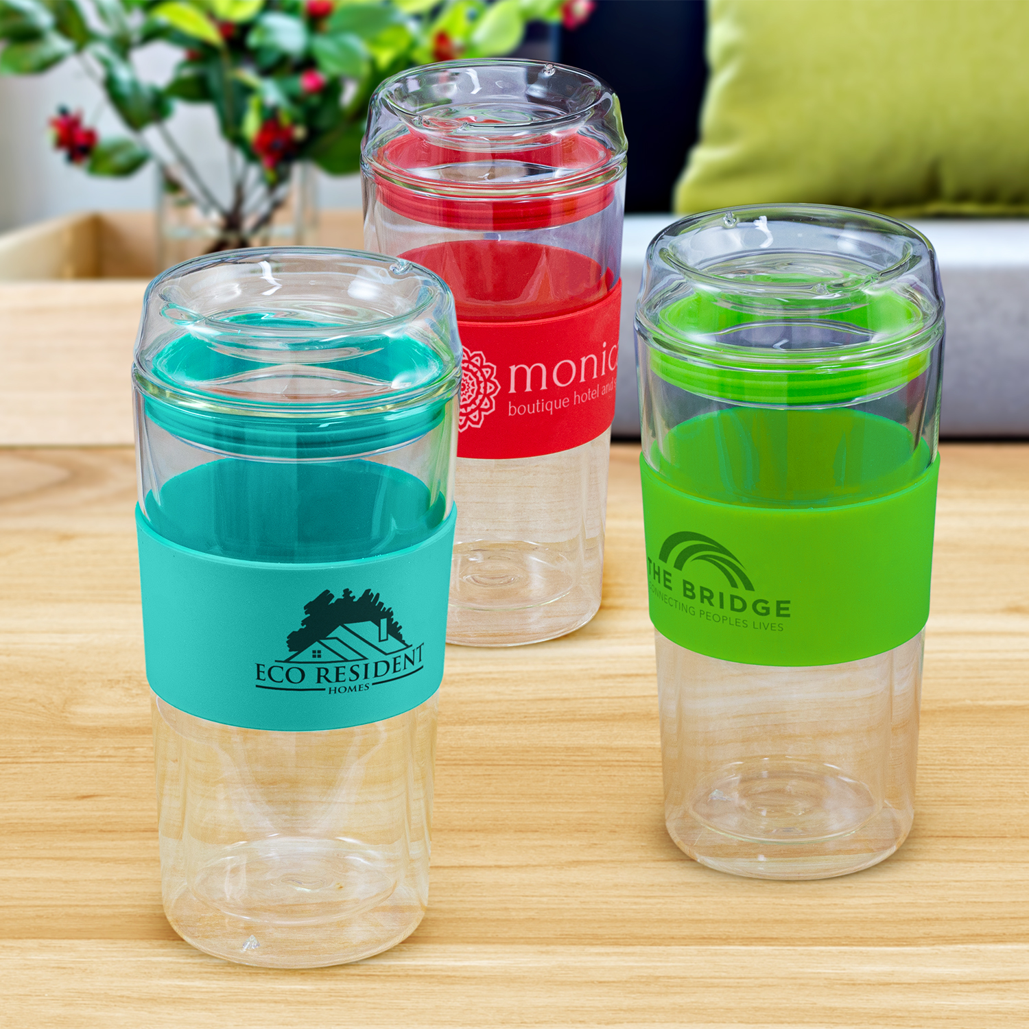 Divino Roma Double Wall Glass Cup 350ml feature Divino Roma Double Wall Glass Cup 350ml feature