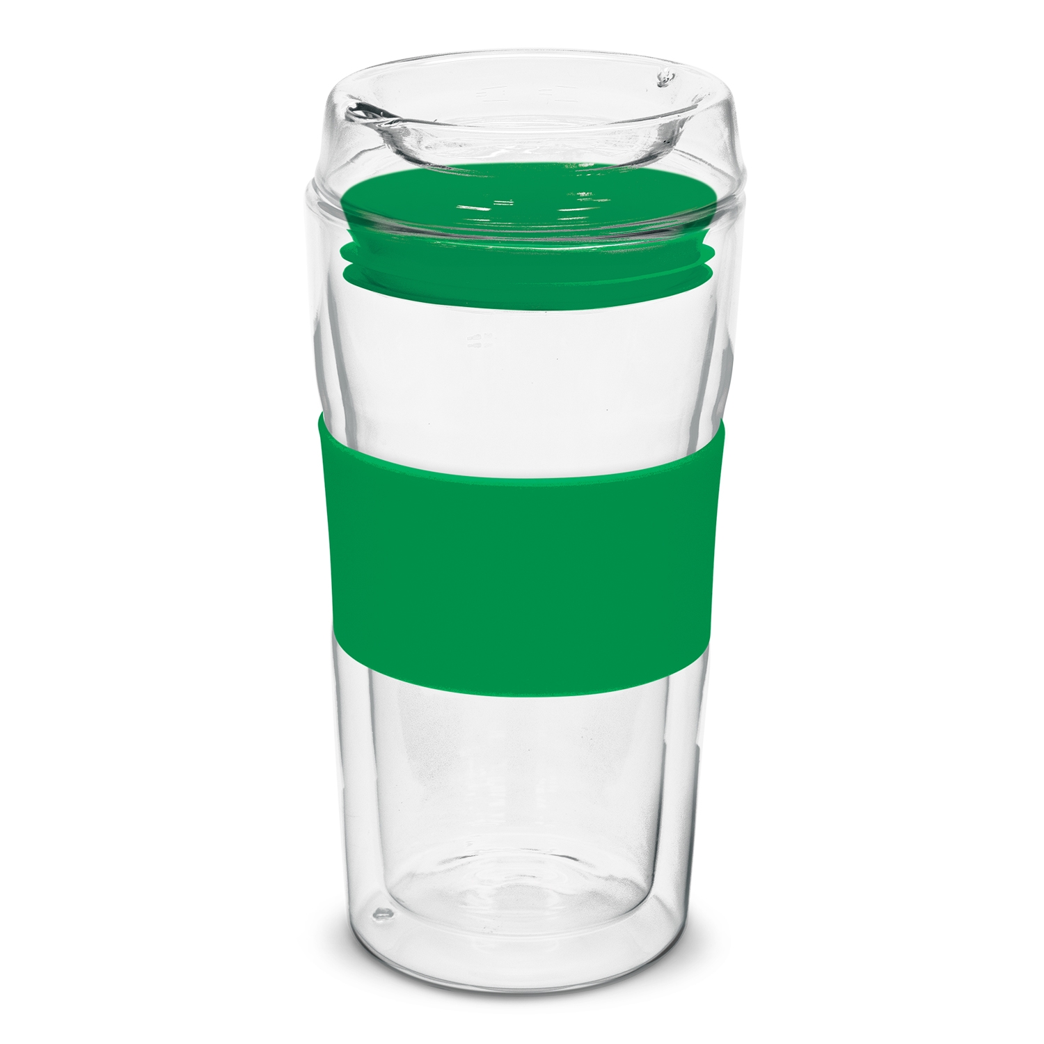Divino Roma Double Wall Glass Cup 350ml kelly green Divino Roma Double Wall Glass Cup 350ml kelly green