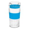 Divino Roma Double Wall Glass Cup 350ml light blue Divino Roma Double Wall Glass Cup 350ml light blue