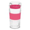Divino Roma Double Wall Glass Cup 350ml pink Divino Roma Double Wall Glass Cup 350ml pink