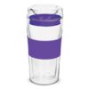 Divino Roma Double Wall Glass Cup 350ml purple Divino Roma Double Wall Glass Cup 350ml purple