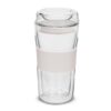 Divino Roma Double Wall Glass Cup 350ml white Divino Roma Double Wall Glass Cup 350ml white