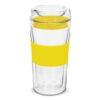 Divino Roma Double Wall Glass Cup 350ml yellow Divino Roma Double Wall Glass Cup 350ml yellow