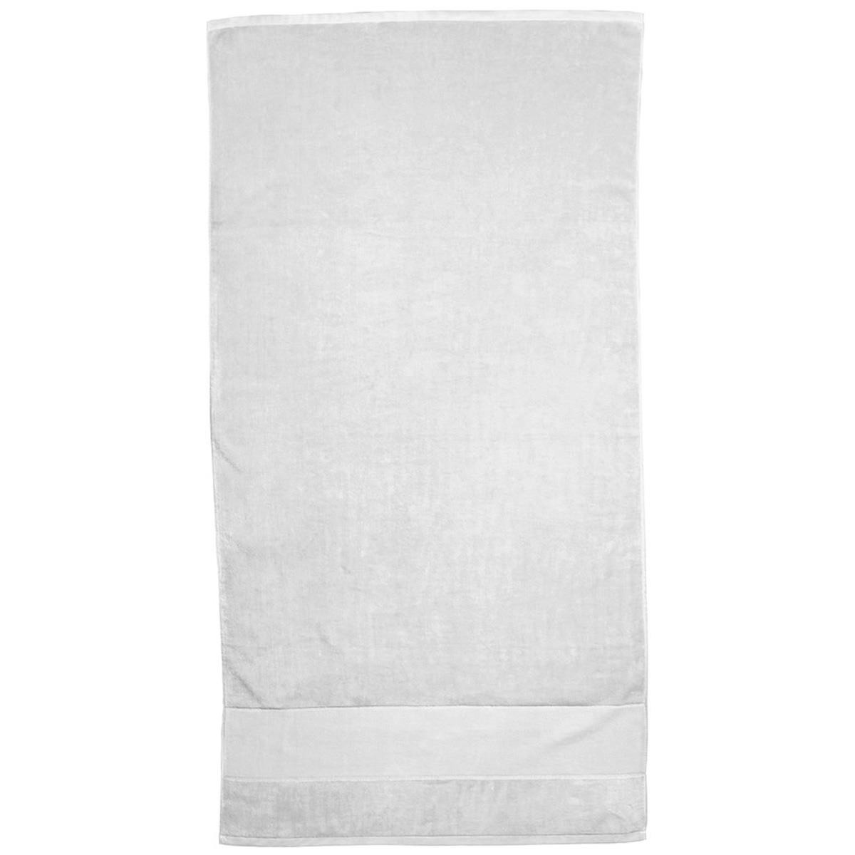 Luxurious Terry Velour Towel white Luxurious Terry Velour Towel white