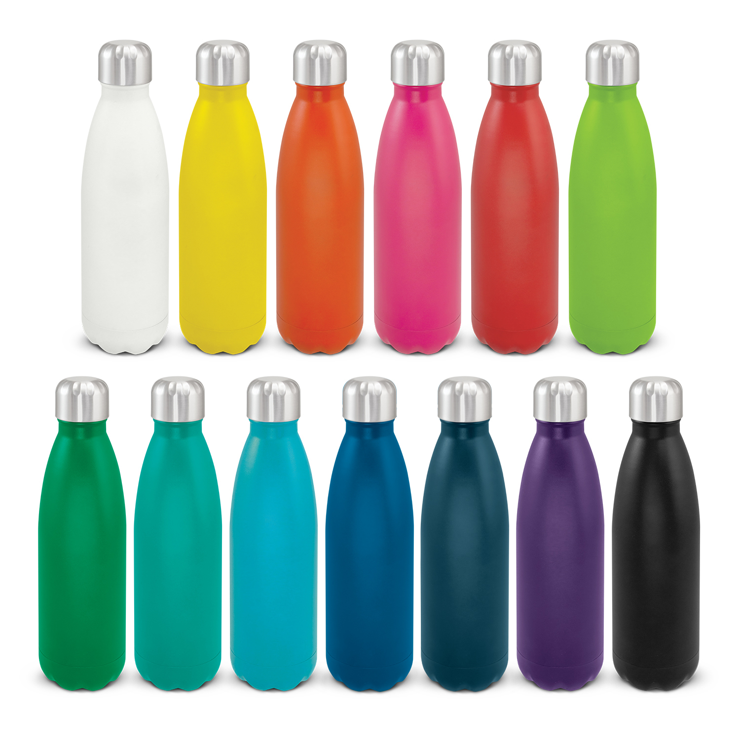 Marys Mirage Powder Coated Vacuum Bottle silver lids Marys Mirage Powder Coated Vacuum Bottle silver lids