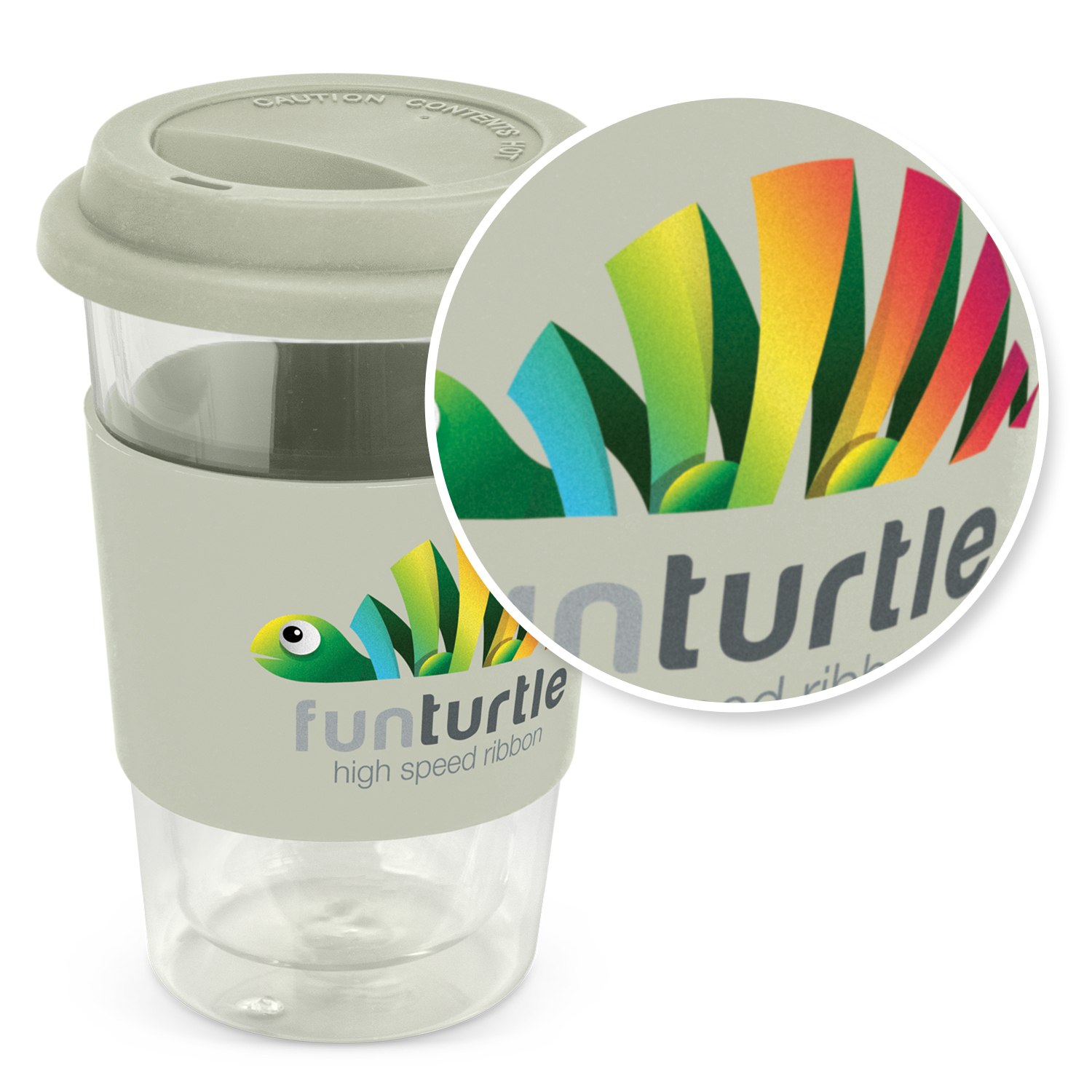 Meredith Aztec Double Wall Glass Cup 350ml digital print Meredith Aztec Double Wall Glass Cup 350ml digital print