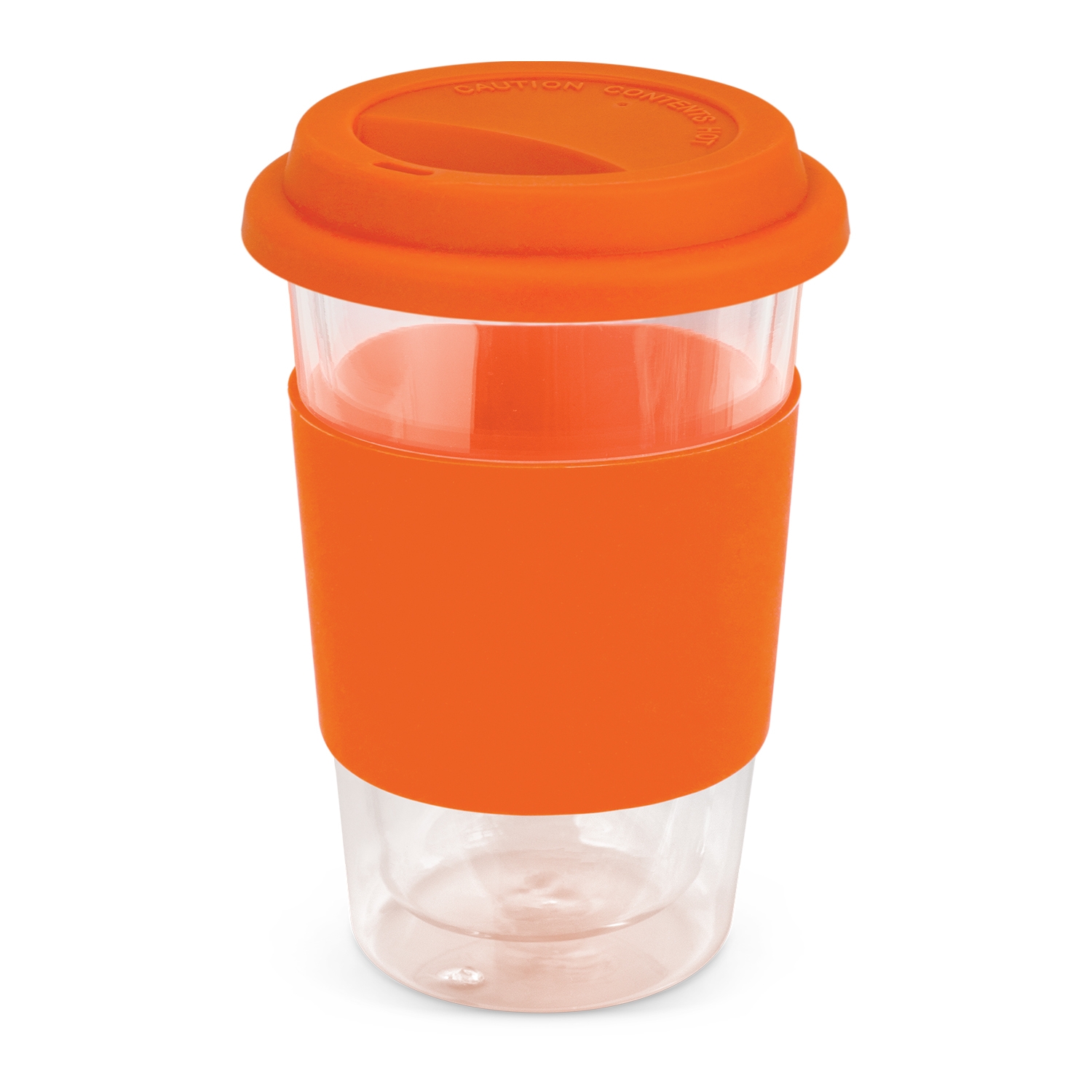 Meredith Aztec Double Wall Glass Cup 350ml orange Meredith Aztec Double Wall Glass Cup 350ml orange