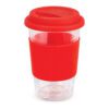 Meredith Aztec Double Wall Glass Cup 350ml red Meredith Aztec Double Wall Glass Cup 350ml red