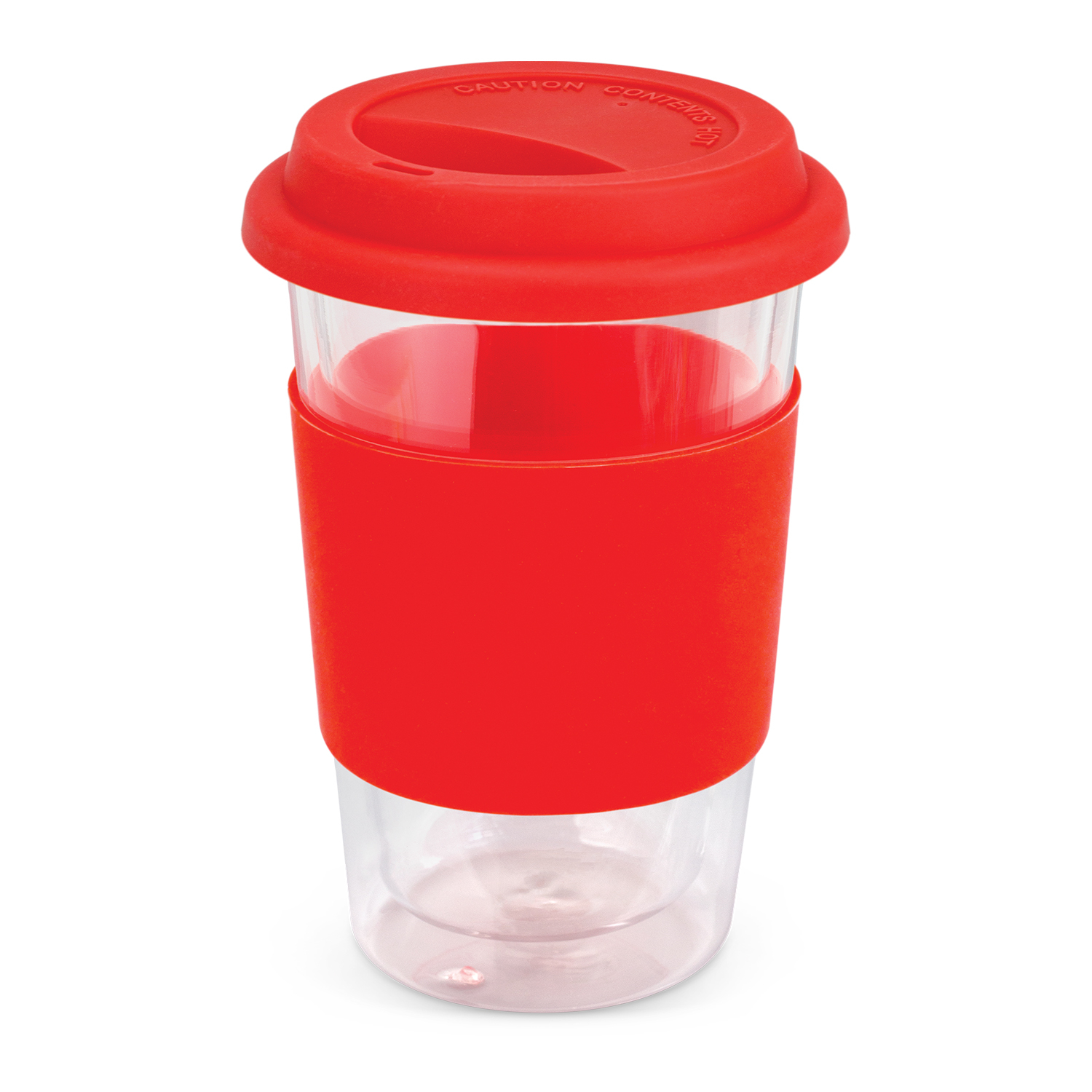 Meredith Aztec Double Wall Glass Cup 350ml red Meredith Aztec Double Wall Glass Cup 350ml red