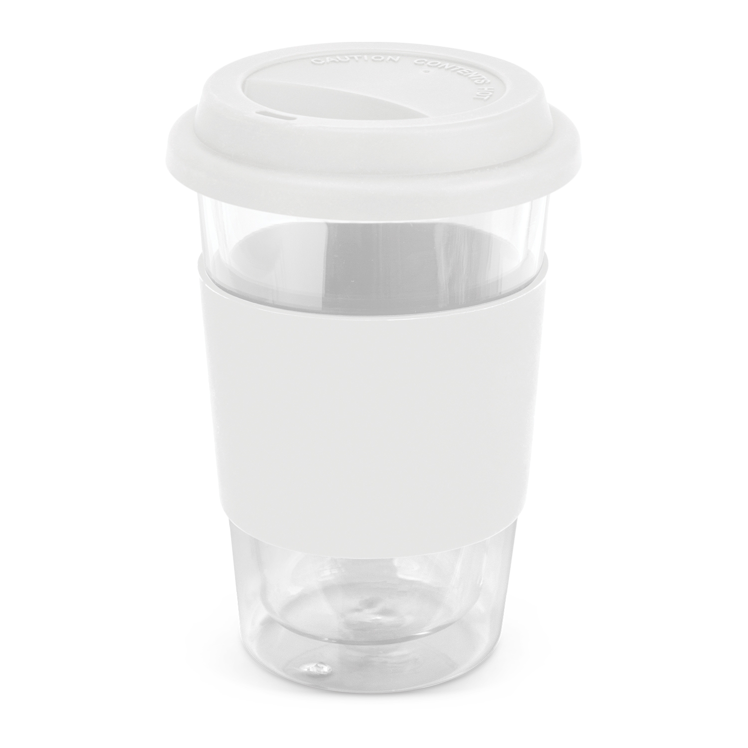 Meredith Aztec Double Wall Glass Cup 350ml white Meredith Aztec Double Wall Glass Cup 350ml white