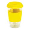 Meredith Aztec Double Wall Glass Cup 350ml yellow Meredith Aztec Double Wall Glass Cup 350ml yellow