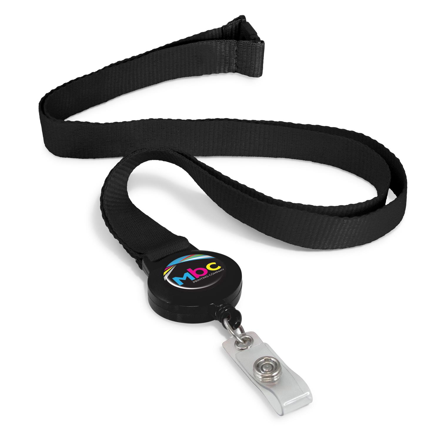 Moranbah Lanyard Badge Holder black Moranbah Lanyard Badge Holder black