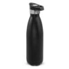 Rossarden Mirage Powder Coated Vacuum Bottle Push Button Lid black Rossarden Mirage Powder Coated Vacuum Bottle Push Button Lid black