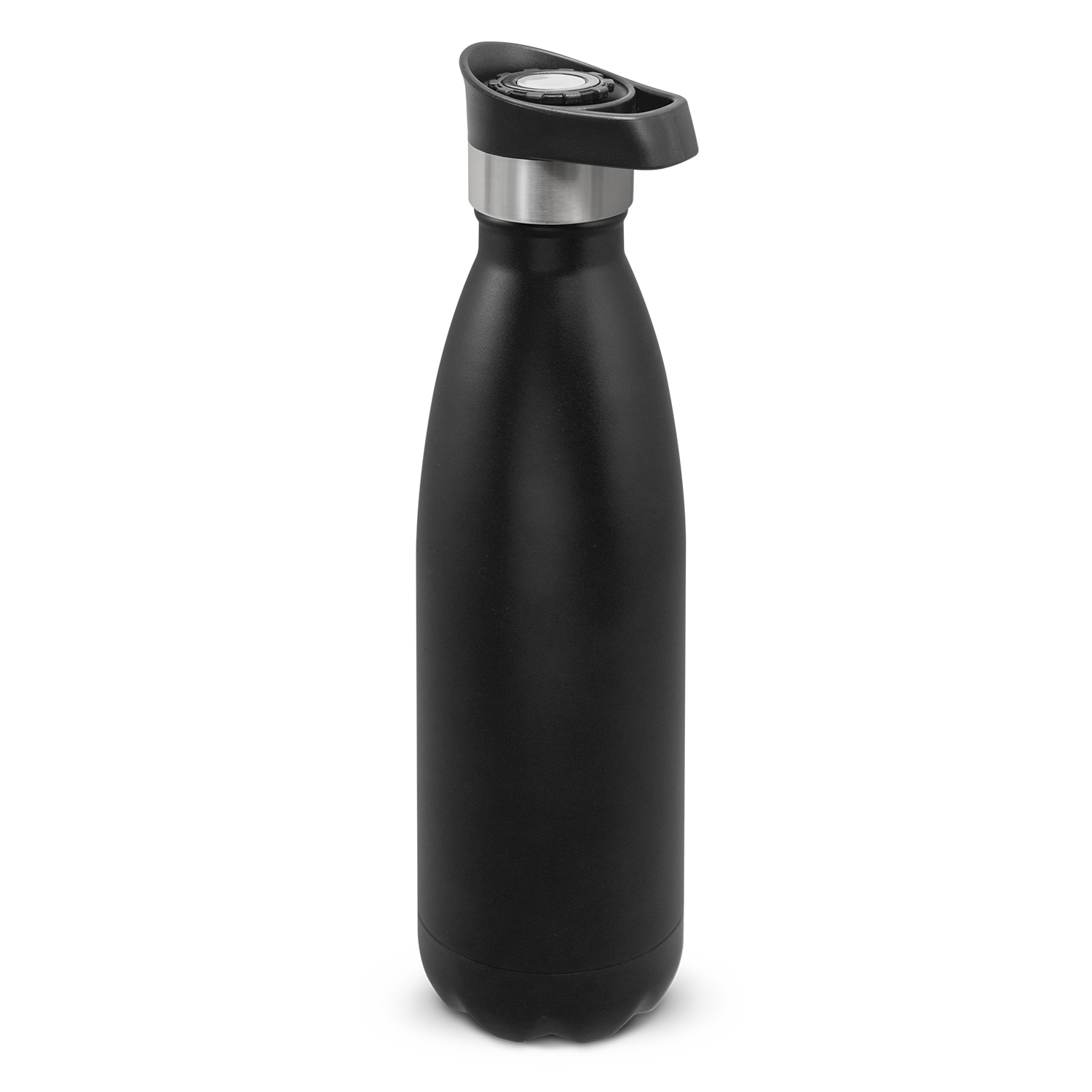 Rossarden Mirage Powder Coated Vacuum Bottle Push Button Lid black Rossarden Mirage Powder Coated Vacuum Bottle Push Button Lid black